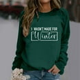 thumbnail image 2 of Women's Winter Fashion Sweatshirt Festive Christmas Print Round Neck Top, 2 of 2