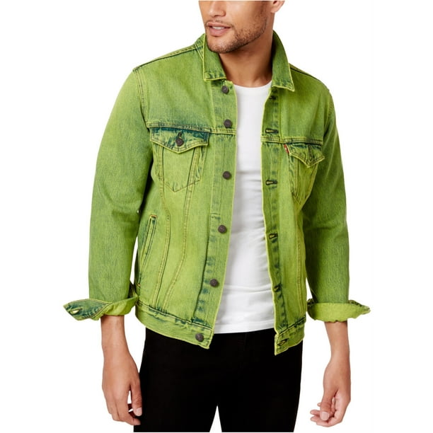 Chaqueta de Mezclilla para Hombre Levi's Color Verde Pequeña