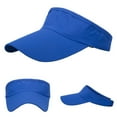 thumbnail image 2 of MEICHEN Topless Visor Hats for Women and Men,Casual Fashion Solid Adjustable Outdoor Breathable Sun Hat,Women's Accessories Visors Blue, 2 of 5