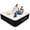 Black, variant on Englander Microfiber Air Mattress w/ Built-in Pump, Carry Bag. Queen Size, 20 in