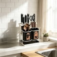 thumbnail image 5 of Kitchen Countertop Organizer for Chopsticks and Utensils, Multi Tier Storage Rack for Tableware, Durable Plastic Cutlery Holder for Dining Tools and Kitchen Items, 5 of 6