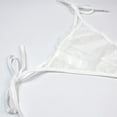 thumbnail image 4 of Varsbaby Bra Adjustable Strap Unpadded Cute Triangle Lace Bra Set and Garter and Stocking, 4 of 5