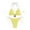 Yellow, variant on Swim Suits for Women 2025 Bikini Sets for Women Bathing Suit for Women Bikini 2025 New Triangle Bikini Sets Women's Super Bikini Three Point Swimsuit Cherry Strap High End Resort Wear White L