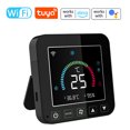 thumbnail image 1 of Amdohai USB Power Supplys Tuya WiFi Intelligent Temperature Humidity Infrared Controller Home Living Room Bedroom Air Conditioner Thermostat LCD Display Screen with Backlight APP Remotes Control, 1 of 8