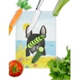 thumbnail image 2 of Caroline's Treasures French Bulldog Summer Beach Glass Cutting Board Large, 2 of 2