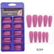 thumbnail image 1 of Uñas postizas, uñas postizas, regalos para mujeres, 100 piezas de uñas postizas mate, parches largos para decoración de uñas, caja de uñas completamente esmeriladas, uñas postizas, 1 of 2