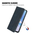 thumbnail image 6 of SaniMore Oneplus 12R Case, Magnetic Folio PU Leather Cover with Card Slots Cash Pocket Stand Feature Full-body Protctive Shockproof Anti-fall Business Wallet Retro Shell, Darkblue, 6 of 15