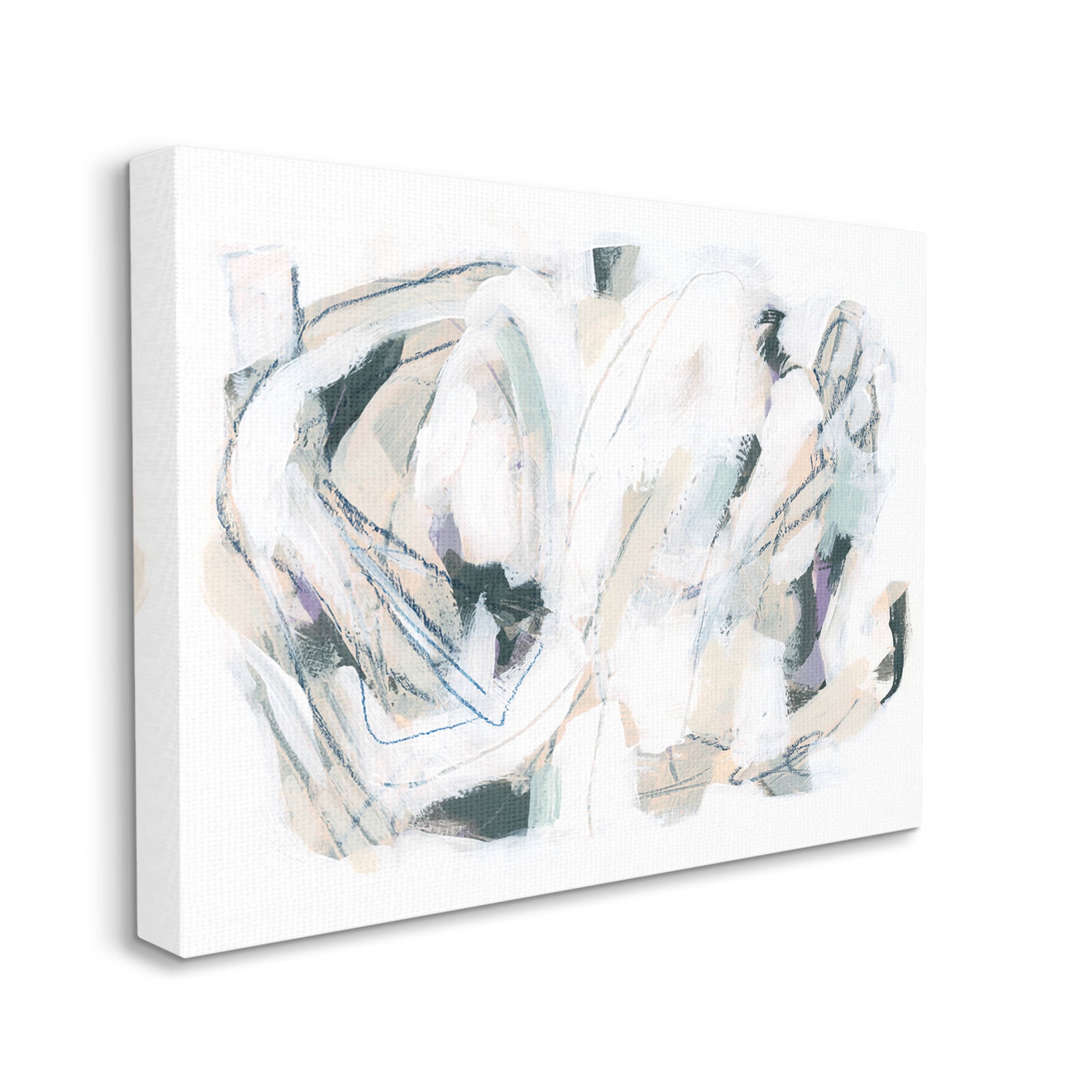 Stupell Industries Busy Abstract Lines Composition Painting Gallery Wrapped Canvas Print Wall Art, Design by June Erica Vess