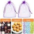 thumbnail image 6 of Mesh Bag 100 Pcs Goodie Clear Gift Bags Mini Christmas Tiny Cosmetic Pouches Organza, 6 of 6