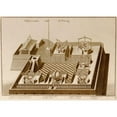 thumbnail image 2 of Vintage Maps 14x11 Black Modern Framed Museum Art Print Titled - Beijing or Peking or Pekin Astronomical Observatory, 2 of 4