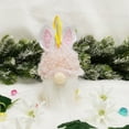 thumbnail image 2 of Wovilon Easter Bunny Gnome Faceless Doll Handmade Rabbit Candy Jar Gifts for Women Kids, 2 of 7