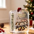 thumbnail image 5 of romoty Holiday Cash Gift Card Hanging Plaque, Winter Songbirds & Golden Jingle Bells Acrylic Money Holder for Tree Decor, 5 of 5
