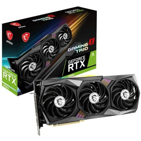 Used-Open Box MSI GeForce RTX 3060 Gaming Z Trio 12G LHR Graphic Cards