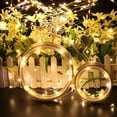 thumbnail image 5 of 2M 20 LED Christmas String Lights Battery Operated Fairy Copper Wire Decorative Lights for Home Party Holiday Wedding Xmas Tree, Warm, 5 of 9