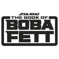 thumbnail image 2 of Men's Star Wars: The Book of Boba Fett Black Logo Long Sleeve Shirt White X Large, 2 of 4