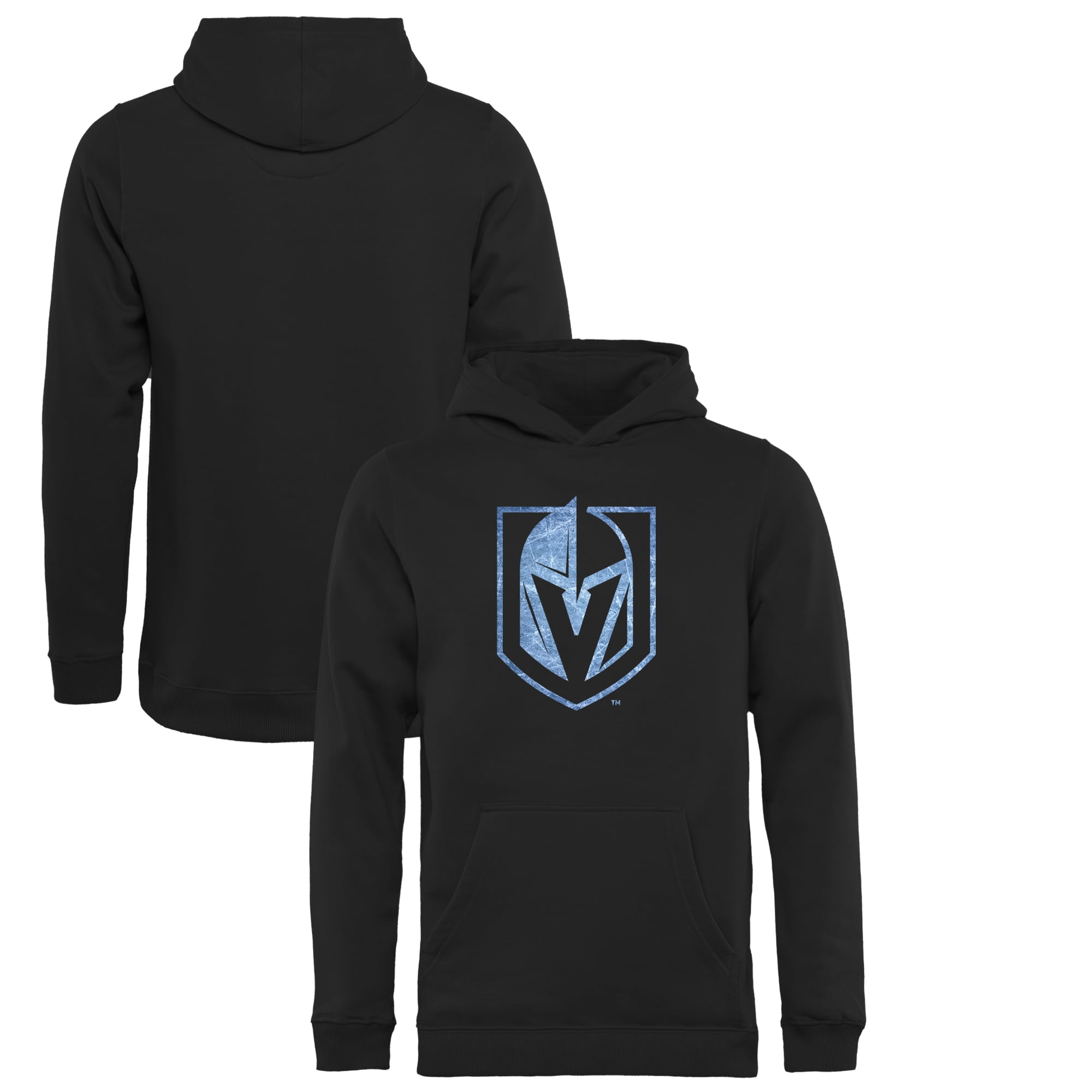 Vegas Golden Knights Fanatics Branded Youth Pond Hockey Pullover Hoodie Black by Football Fanatics/Ruppshirts