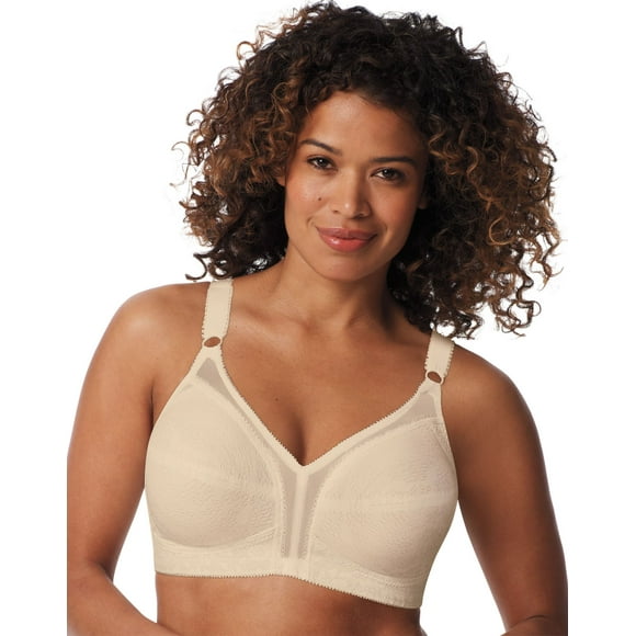 Playtex 18 Hour Women`s Lace Wirefree Bra - Best-Seller, 42DDD, Beige