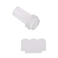 thumbnail image 4 of HATISS Pure Clear Jelly Silicone Nail Art Stamper Scraper Nail Stamp Stamping Tool, 4 of 8