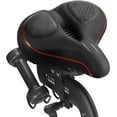 thumbnail image 5 of Asiento de bicicleta de gran tamaño para bicicleta, cojín de asiento cómodo, Compatible con bicicletas de carretera o estáticas, sillín ancho para bicicleta, 5 of 5