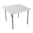 thumbnail image 3 of Lifetime 37 in. Square Fold-in-Half Table, Indoor/Outdoor Light Commercial Grade, White (280228), 3 of 17