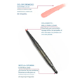 thumbnail image 3 of Dual-Ended Eyeshadow Stick + Blender in Peach Bellini (peach pearl), 3 of 4