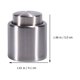 thumbnail image 2 of IDEANATEGRATE 2Ud Tapón Para Botella De Vino Y Champán Fácil De Usar En Acero Inoxidable Plata, 2 of 8
