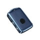thumbnail image 1 of Sidaley Funda de cuero para llave de 3 botones de coche, funda protectora extraíble para llaves de vehículo, reemplazo de modificación Automoción decorativa y accesorios Azul Caso, 1 of 6