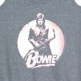 thumbnail image 3 of David Bowie - Bowie Distressed Circle - Women's Racerback Tank Top, 3 of 5