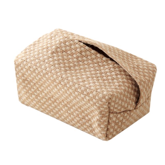 Fabric Tissue Box Simple Cotton Cloth Tissue Pumping Box