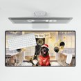 thumbnail image 4 of Happy New Year 2026 Newfoundland Santa Gnome Holiday Party Snow Desk Mat Full Keyboard Mouse Pad Newfie Dog Lover Gifts Large Mousepad - 13019, 4 of 5