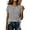 Black, variant on Shirts for Women Plus Size Striped T Shirts Casual Summer V Neck Clod Shoulder Short Sleeved Tops, S-3XL