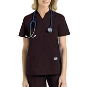 Landau Women's Snap Front Tunic Scrub Top, Style 70223