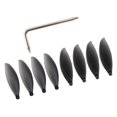 thumbnail image 1 of 2x de 8 Soportes de Hélice de Bajo Ruido, Accesorios de Accesorios de Hélice para Hugo Hélice de drones, 1 of 10