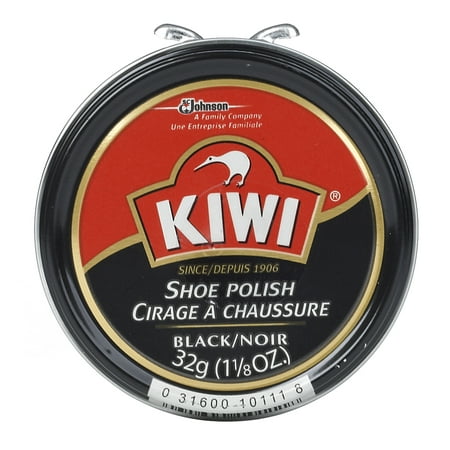KIWI Paste Polish, Black, 1.125 Ounces (Best Shoe Polish For Leather Shoes)