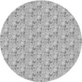 thumbnail image 1 of Ahgly Company Indoor Square Patterned Platinum Silver Gray Area Rugs, 3' Square, 1 of 6