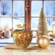 thumbnail image 5 of Manzana de cristal de Navidad, amarilla, Manzanas de cristal de Navidad regalos románticos para ella decoración de manzanas ornamentales, 5 of 6