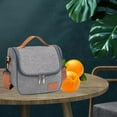 thumbnail image 3 of Bolsa de Almuerzo Térmica Bolsa Térmica con Aislamiento Papel de Aluminio Impermeable con Aislamiento Térmico Organizador de Alimentos a Prueba de Fug Los 22x16x195cm perfecl Contenedor de almuerzo, 3 of 7