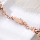 thumbnail image 5 of Moda Mujeres Opal Leaf Rose Gold pulsera de compromiso de joyería de regalos, 5 of 7