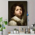 thumbnail image 4 of Qisvanset Boy Portrait Oil Canvas Art 15.75x11.81 Inches, 4 of 8