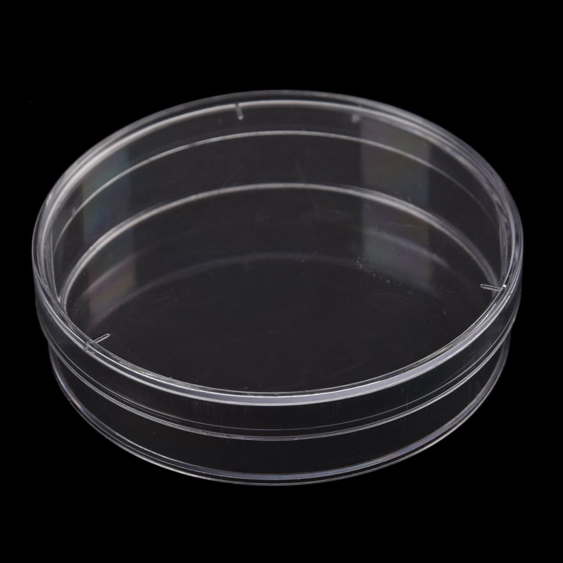 Vaorwne 10Pcs Sterile Petri Dishes w/Lids for Lab Plate Bacterial Yeast 55mm x 15mm