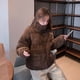 thumbnail image 5 of Chaqueta de algodón de pana suelta para mujer, chaqueta de algodón pequeña y corta para adelgazar, chaqueta de pan, 5 of 6