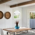 thumbnail image 3 of Globe Electric Amelia 1-Light Plug-In Metal Pendant Lighting, Matte White, White Glass Shade, 60345, 3 of 7