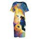 thumbnail image 3 of Vestido de bolsillo suelto Voyage, vestido de verano, vestidos de manga larga, vestidos de verano, 3 of 6