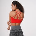 thumbnail image 2 of Sujetador deportivo de yoga para mujer, elástico, de secado rápido, transpirable, sin costuras, duradero, con absorción de impactos, 2 of 5