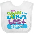 thumbnail image 3 of Inktastic Worlds Best Gamer Daddy Boys or Girls Baby Bib, 3 of 4