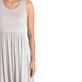 thumbnail image 5 of Miss Lavish London Summer Swing Dress – Women Casual Dress with Pockets Cool Grey-2XL, 5 of 7