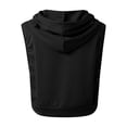 thumbnail image 6 of Sleeveless Hoodie for Women 2026 Trendy Casual Plain Hooded Sweatshirt Womens Pullover Top Spring Summer Outfits, 6 of 7