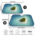 thumbnail image 3 of Balery Paradise Island Print Car Windshield Sun Shade,Windshield Sunshade for Car Pickup Truck SUV Accessories-Small, 3 of 7