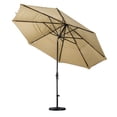 thumbnail image 3 of California Umbrella GSCU118913-FD10-DWV 11 ft. Fiberglass Market Umbrella Collar Tilt DV Sand-Olefin-Terrace Sequoia, 3 of 5