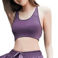 thumbnail image 1 of Workout Crop Tank Tops for Women Scoop Neck Solid Sleeveless Racerback Running Yoga Gym Shirts Summer Basic Blouse, 1 of 6